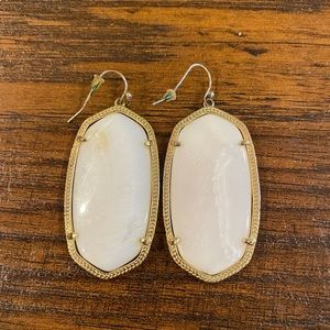 Kendra Scott Danielle White Mother of Pearl Earrings